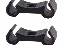 Plastique Support De Gaine De Câble 'double' (x2)