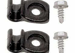 Plastique Support De Gaine De Câble 'simple' Avec Vis (x2)