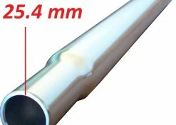 Acier Chromé Tige De Selle Acier D 25.4 L 200 Mm