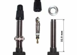 Acier Inoxydable Valve Tubeless PRESTA (kit De Deux)